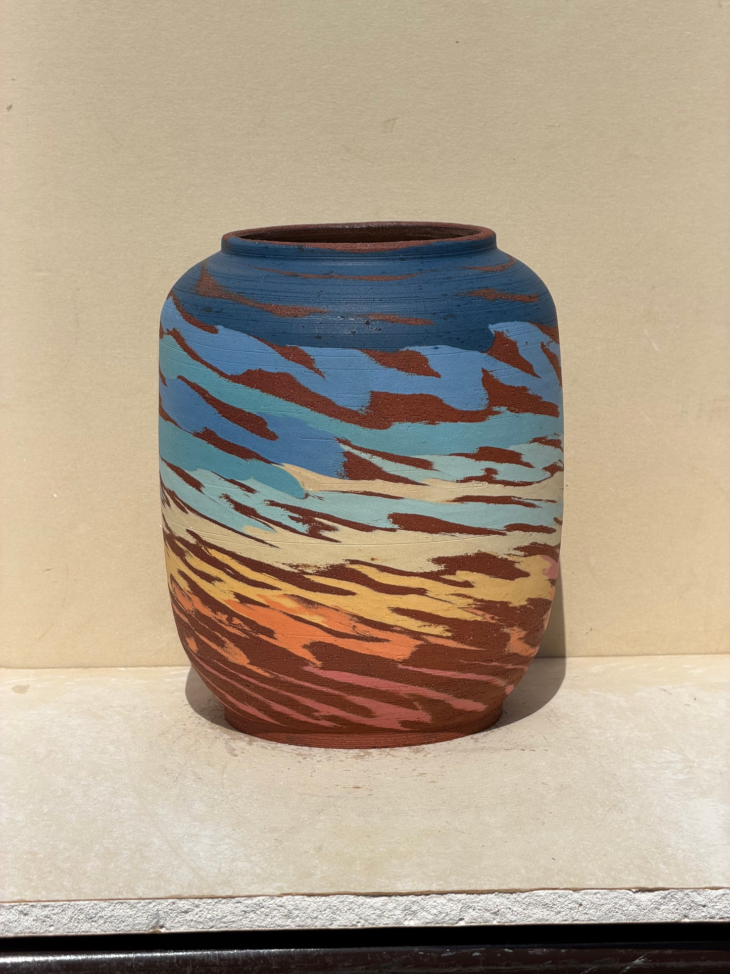 Carved Sunset Vase