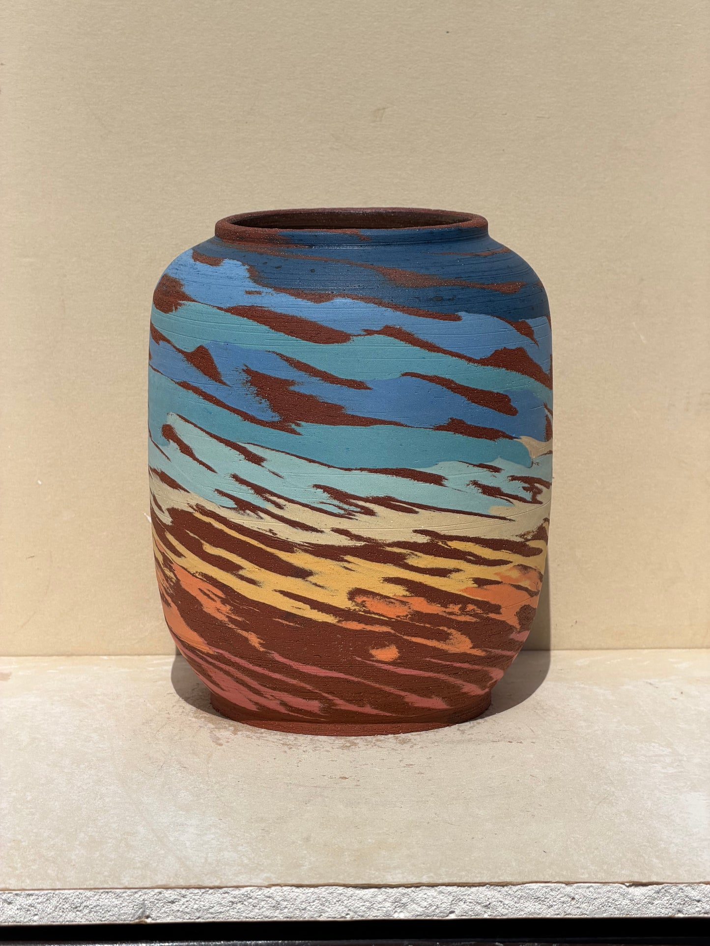 Carved Sunset Vase