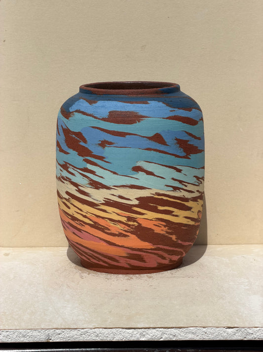 Carved Sunset Vase