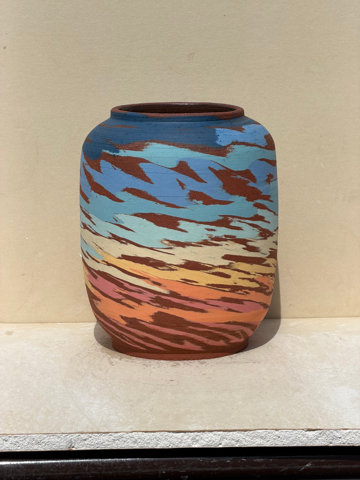 Carved Sunset Vase