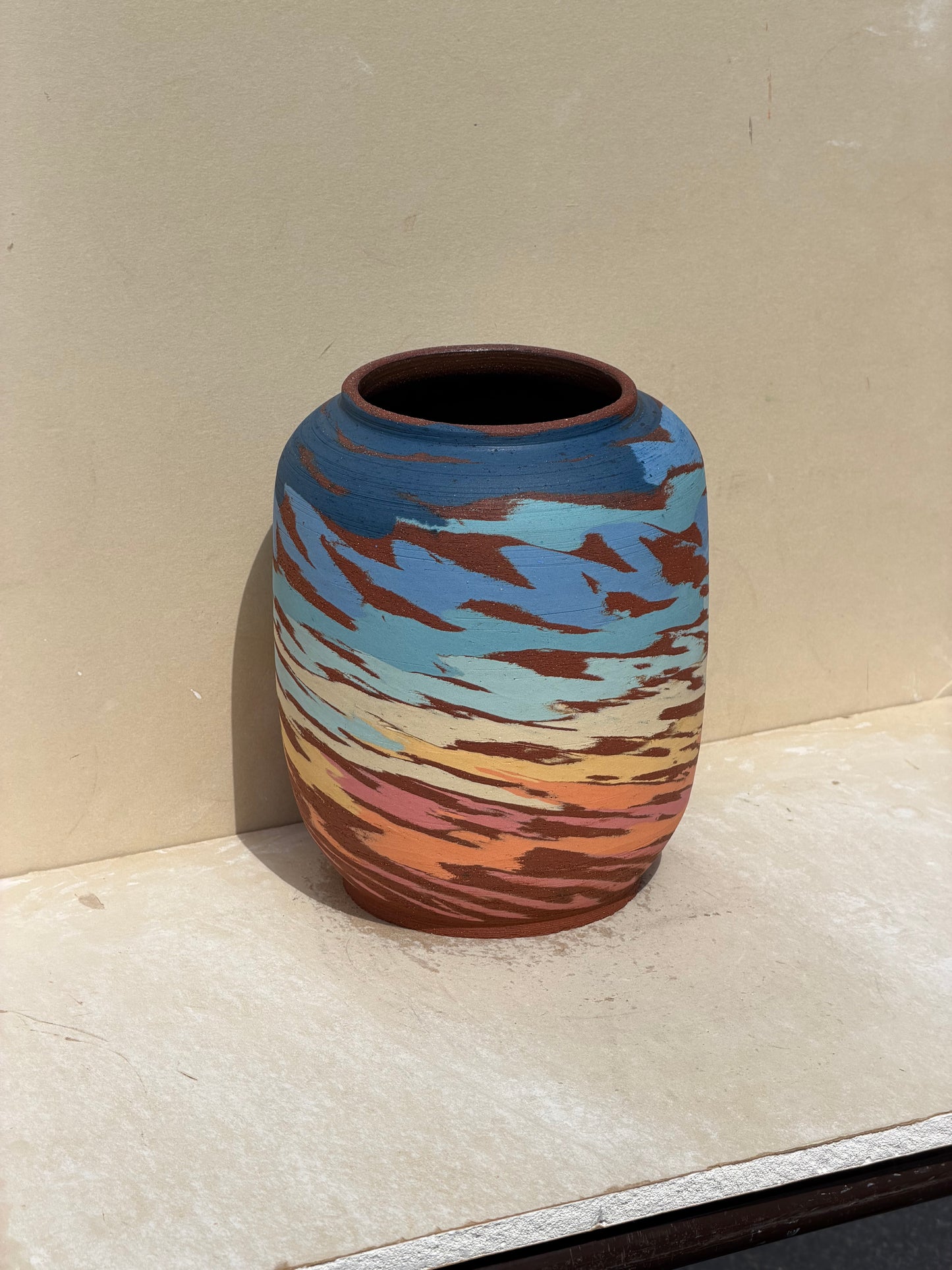 Carved Sunset Vase