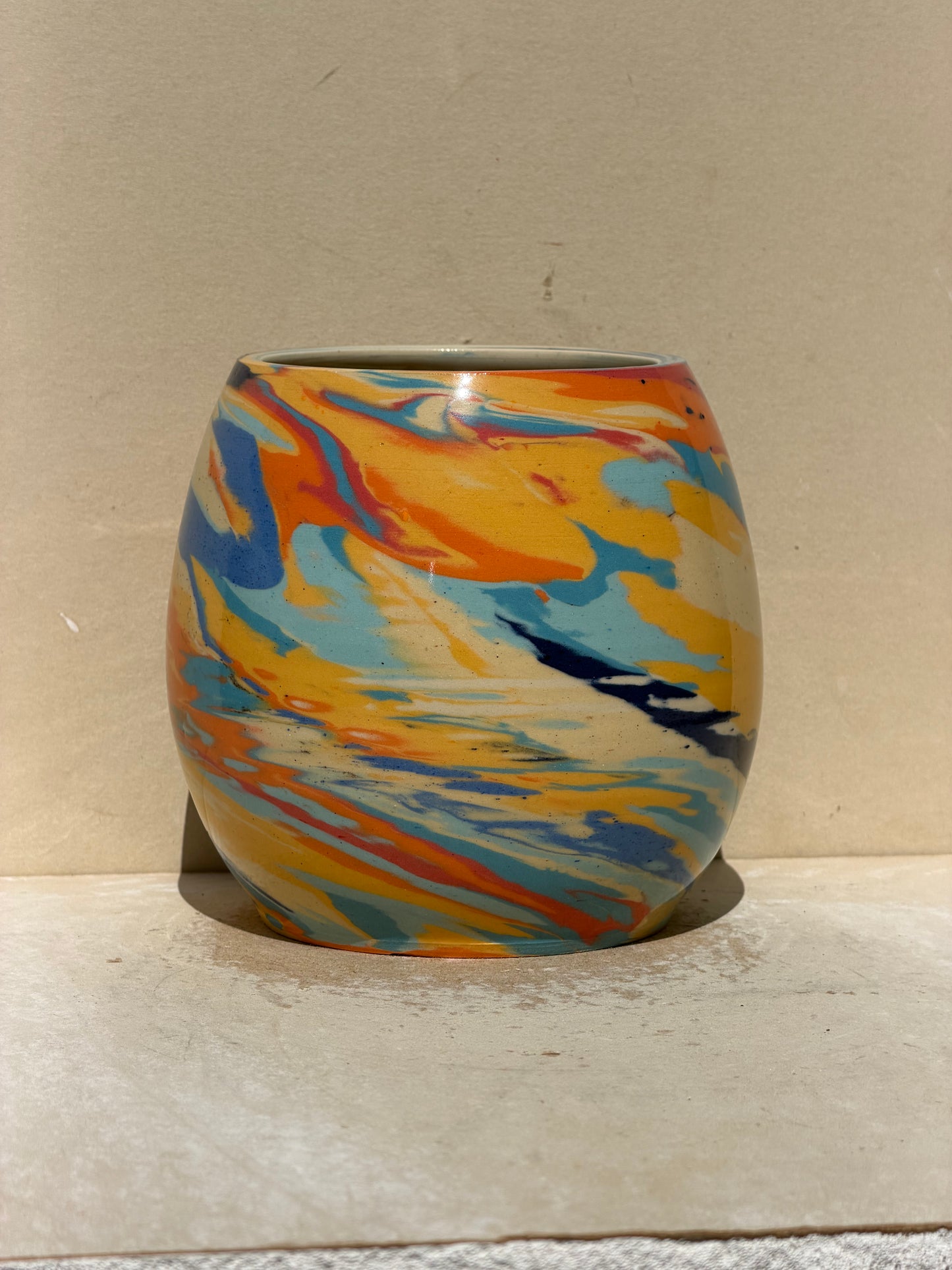 Nerikomi Vase