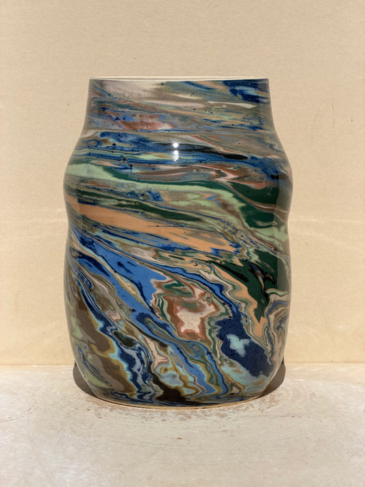 Marbled Nerikomi Vase