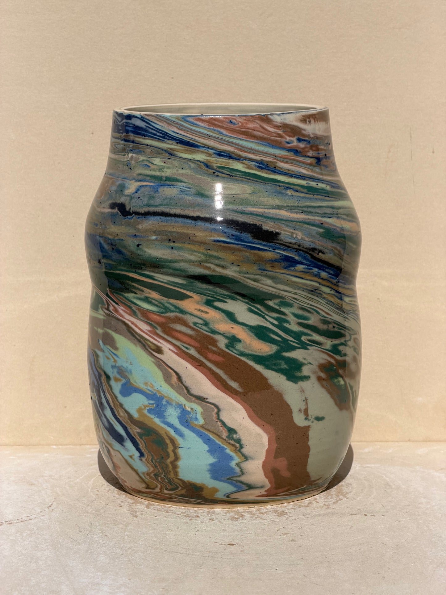 Marbled Nerikomi Vase