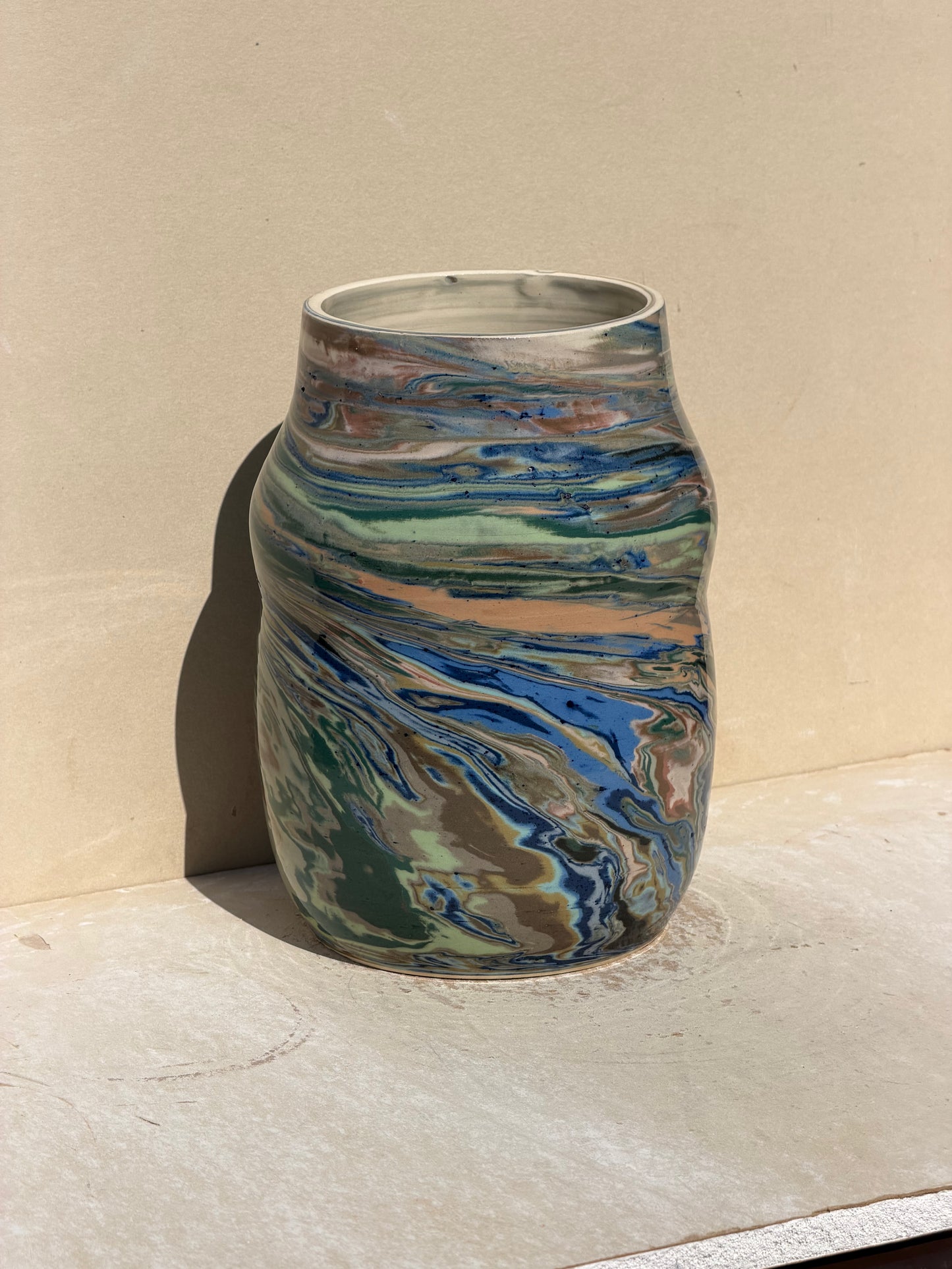 Marbled Nerikomi Vase