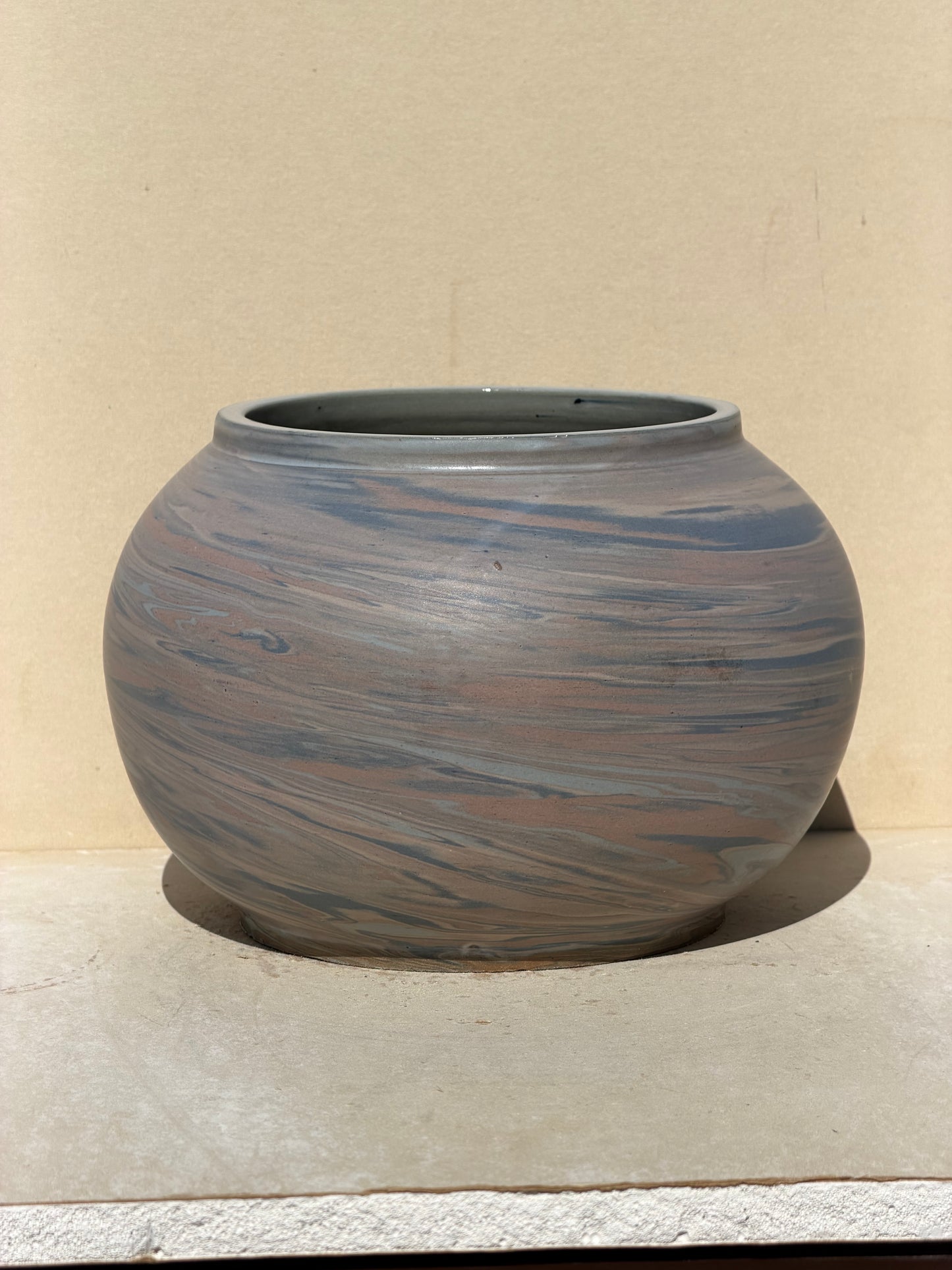 Matte Marbled Vase