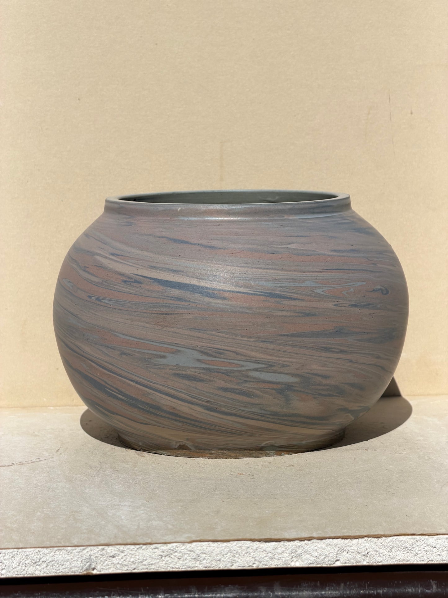 Matte Marbled Vase