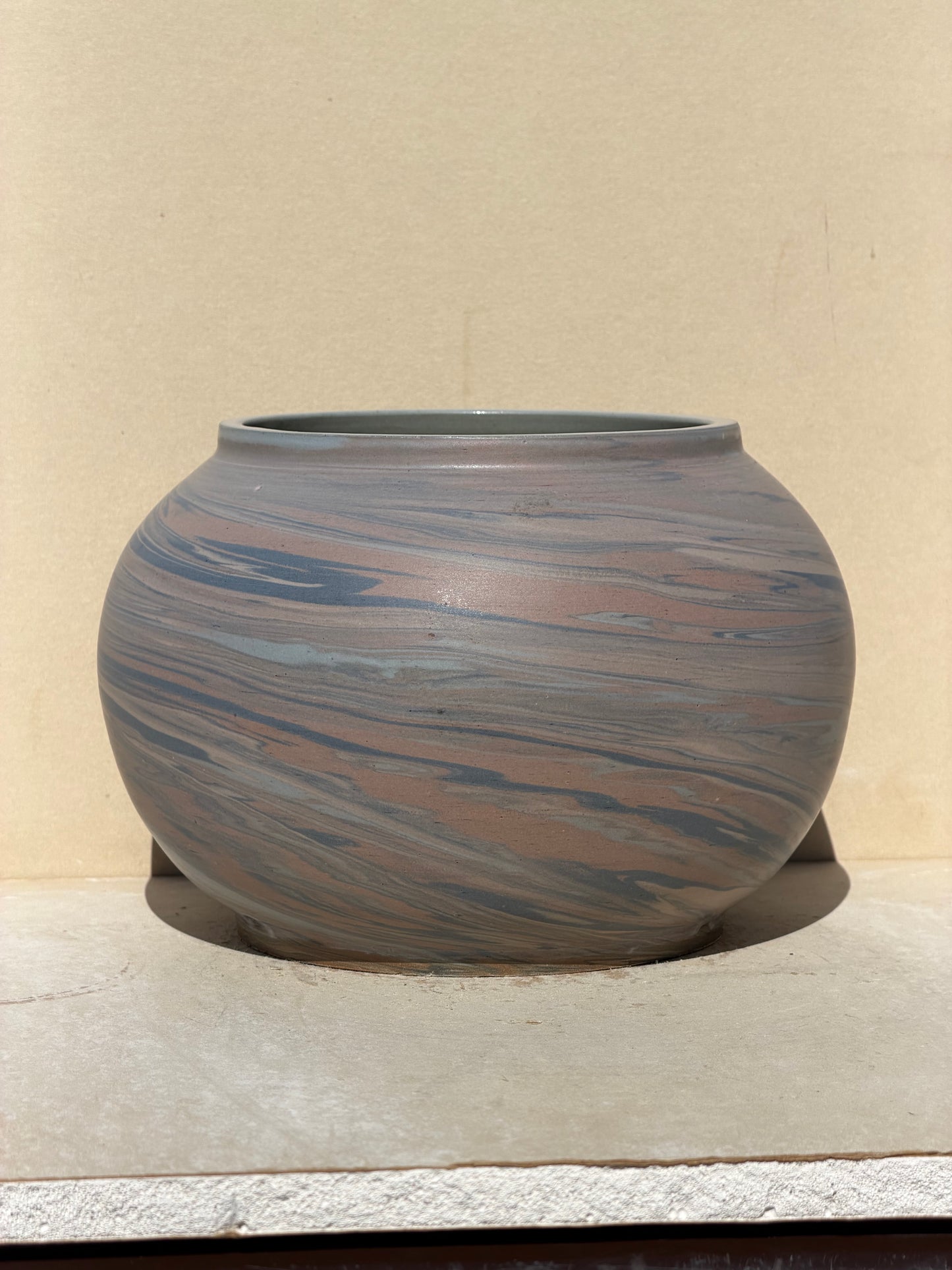 Matte Marbled Vase