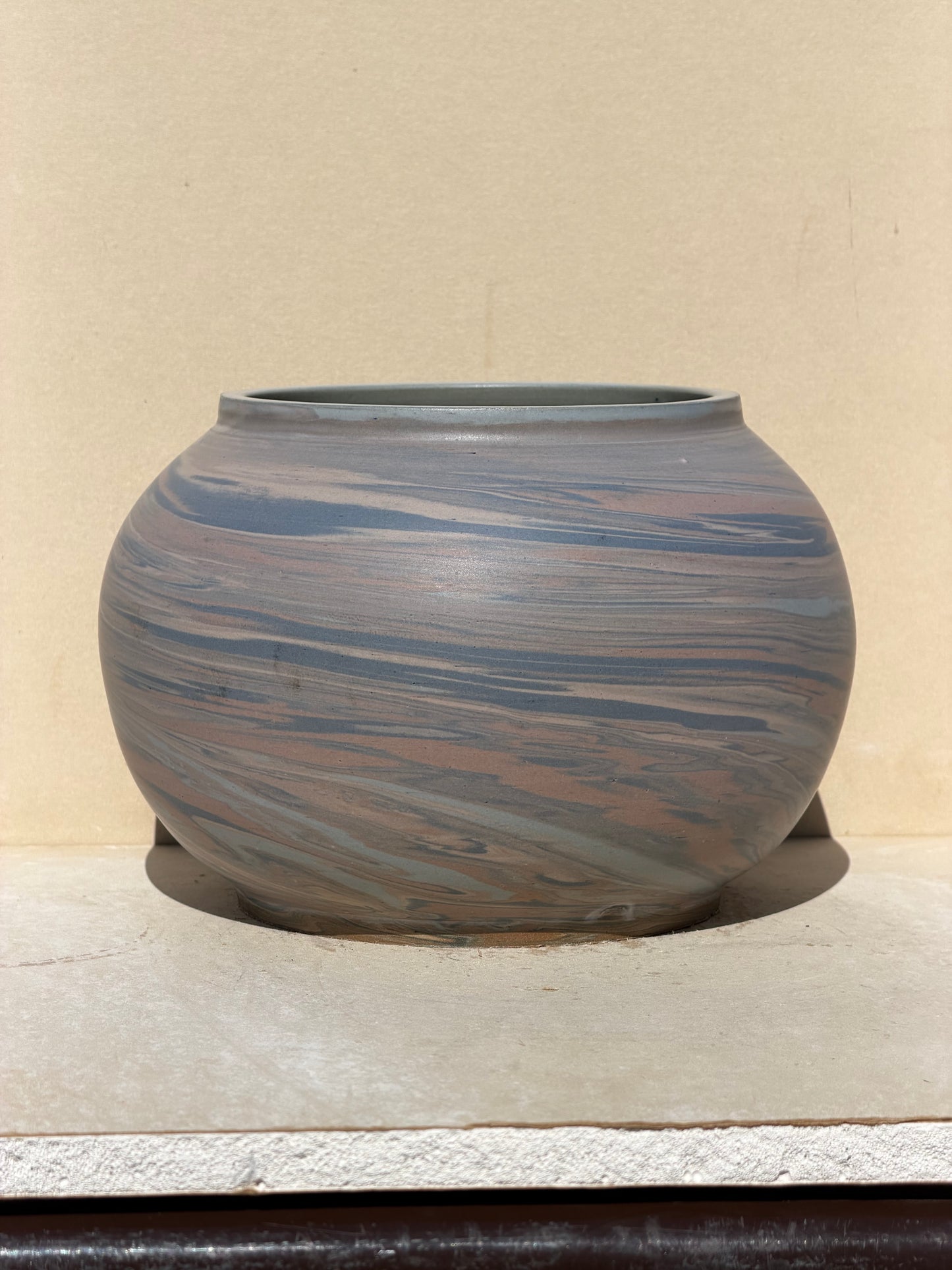 Matte Marbled Vase