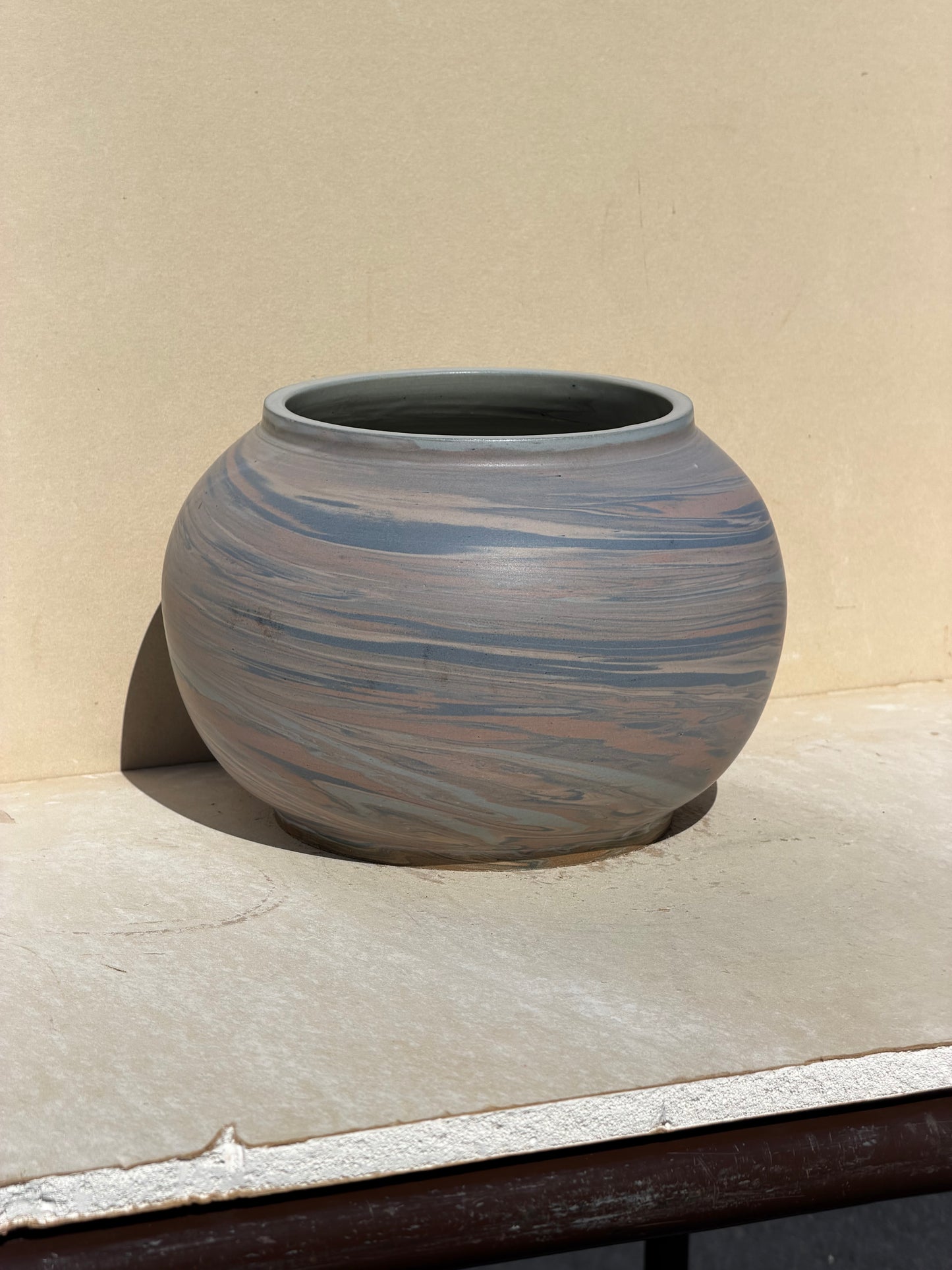 Matte Marbled Vase