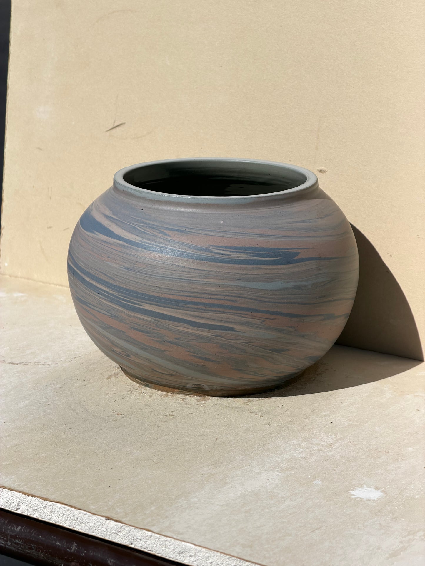 Matte Marbled Vase