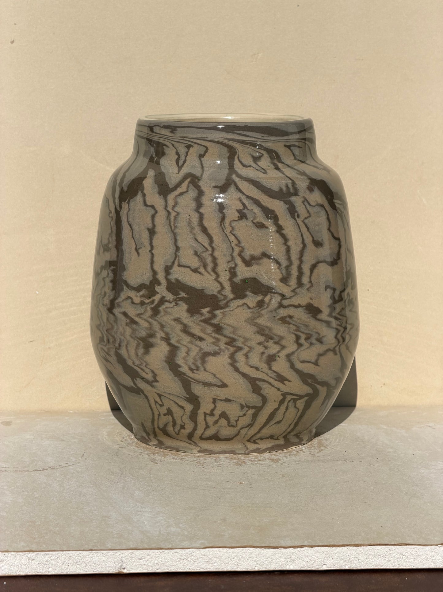 Spiral Nerikomi Vase