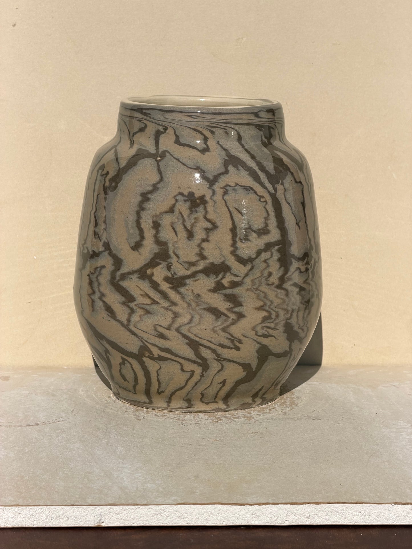 Spiral Nerikomi Vase