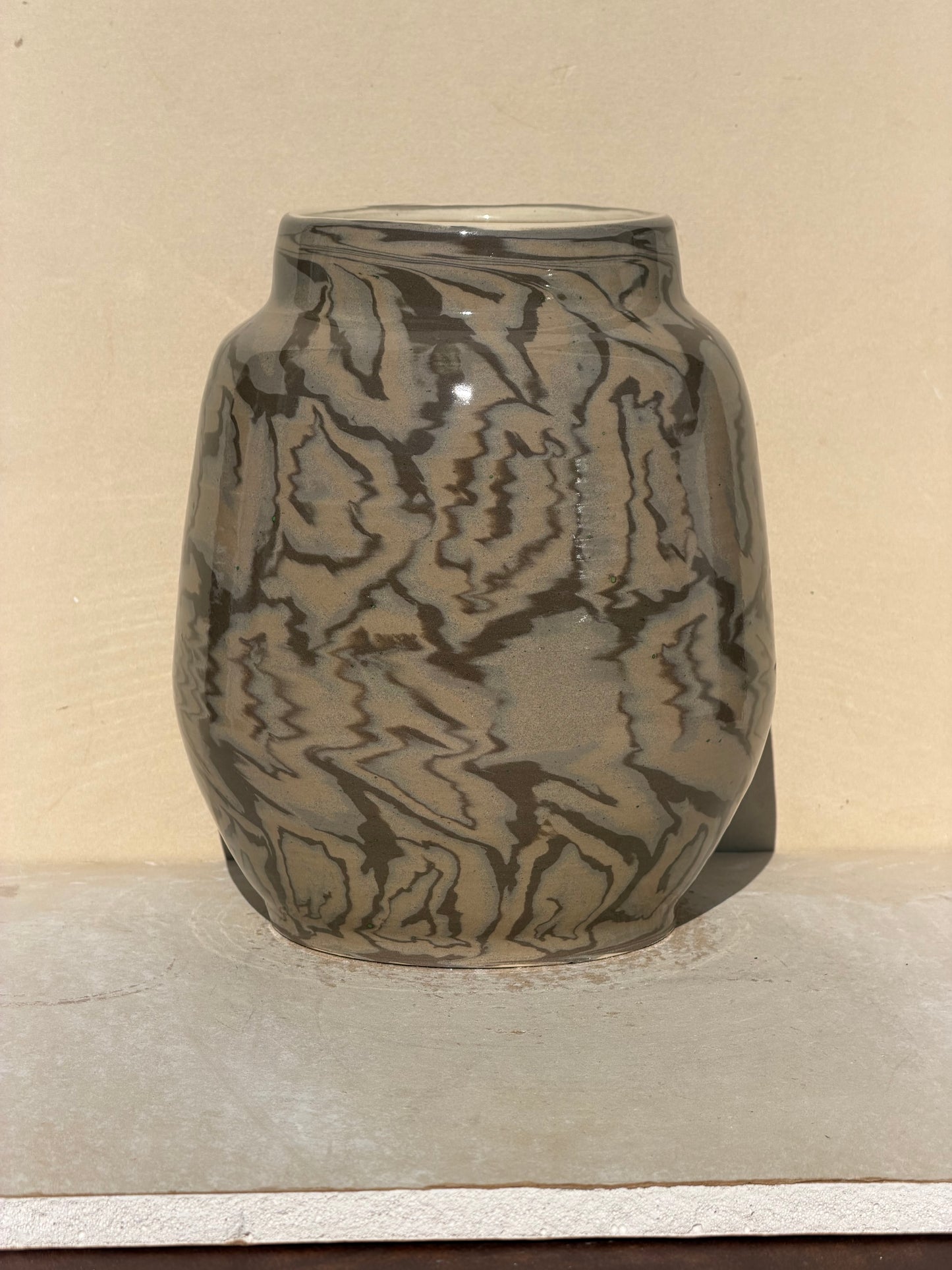 Spiral Nerikomi Vase