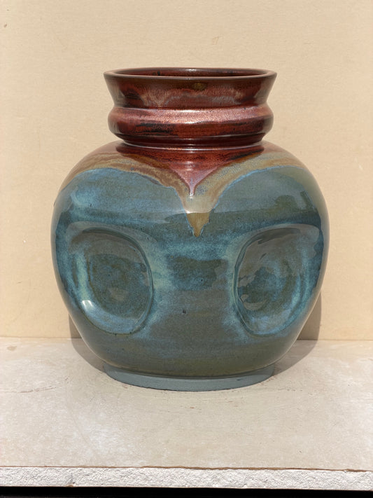 Rusted Iron Vase