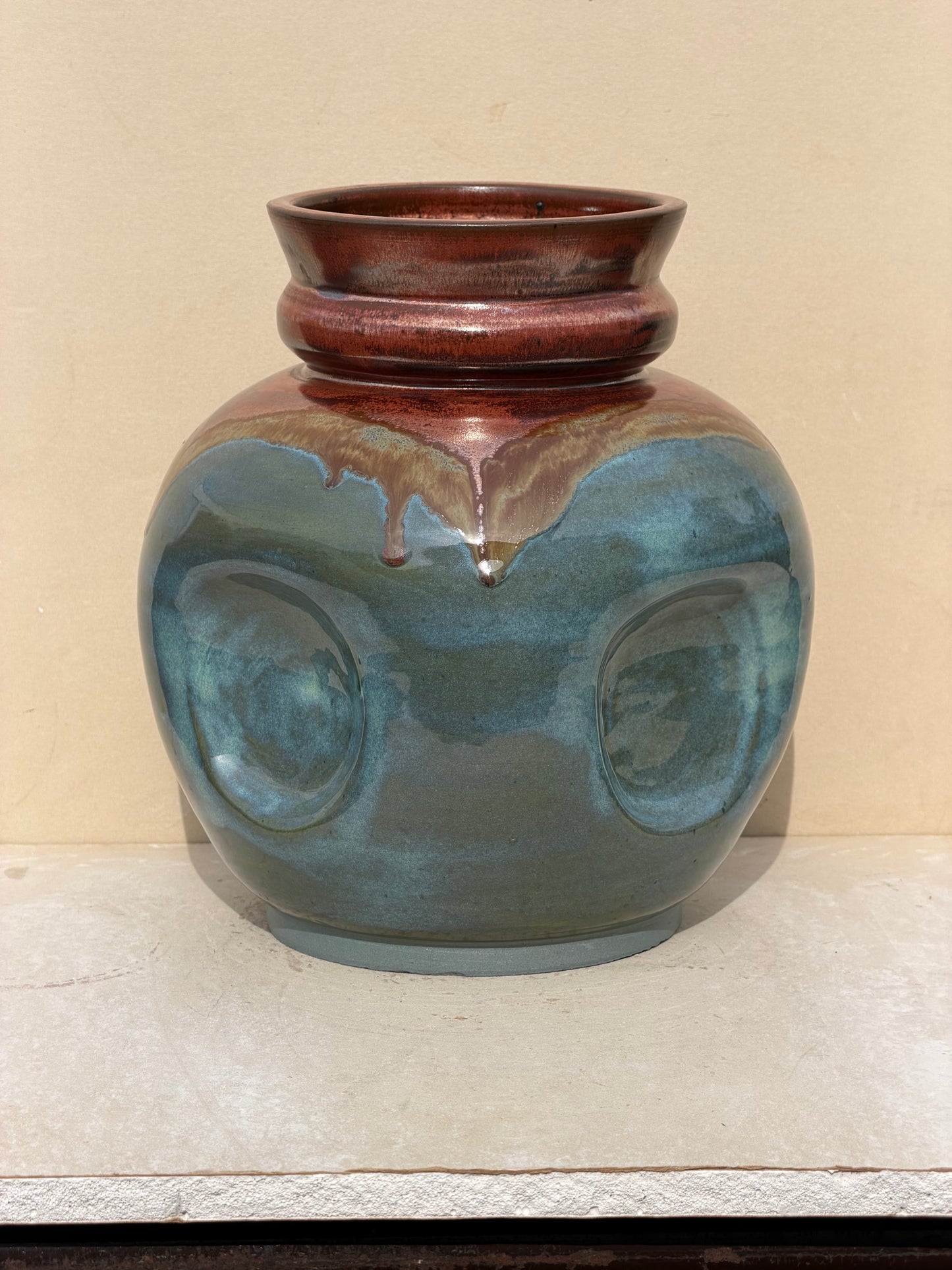 Rusted Iron Vase