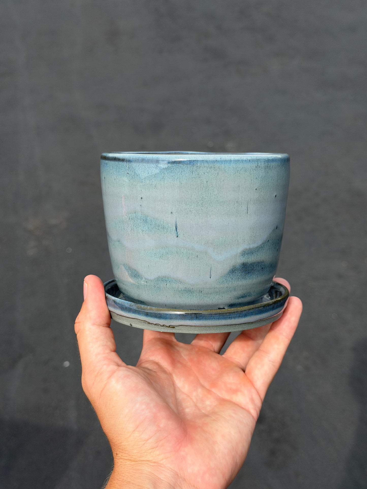 Blue Melt Planter