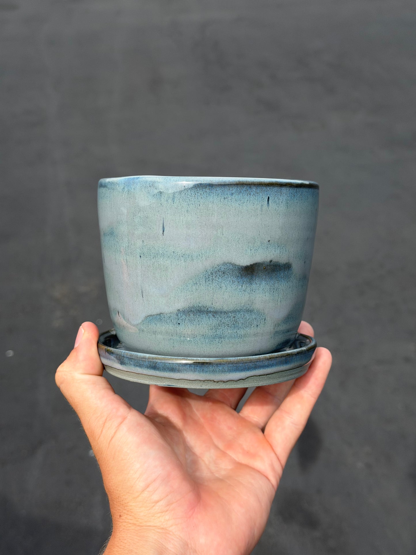 Blue Melt Planter