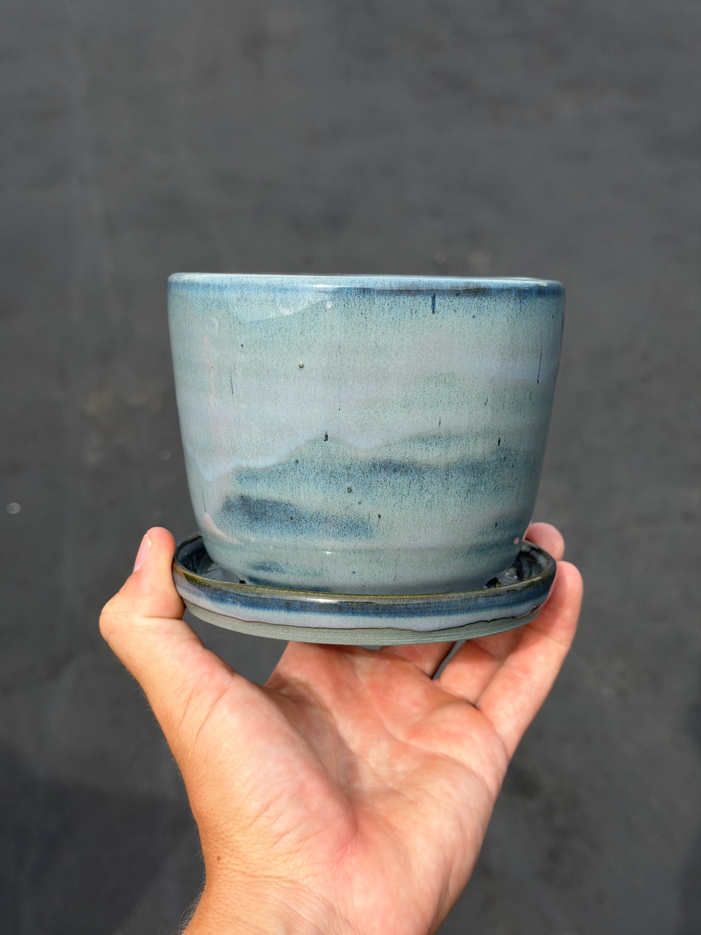Blue Melt Planter