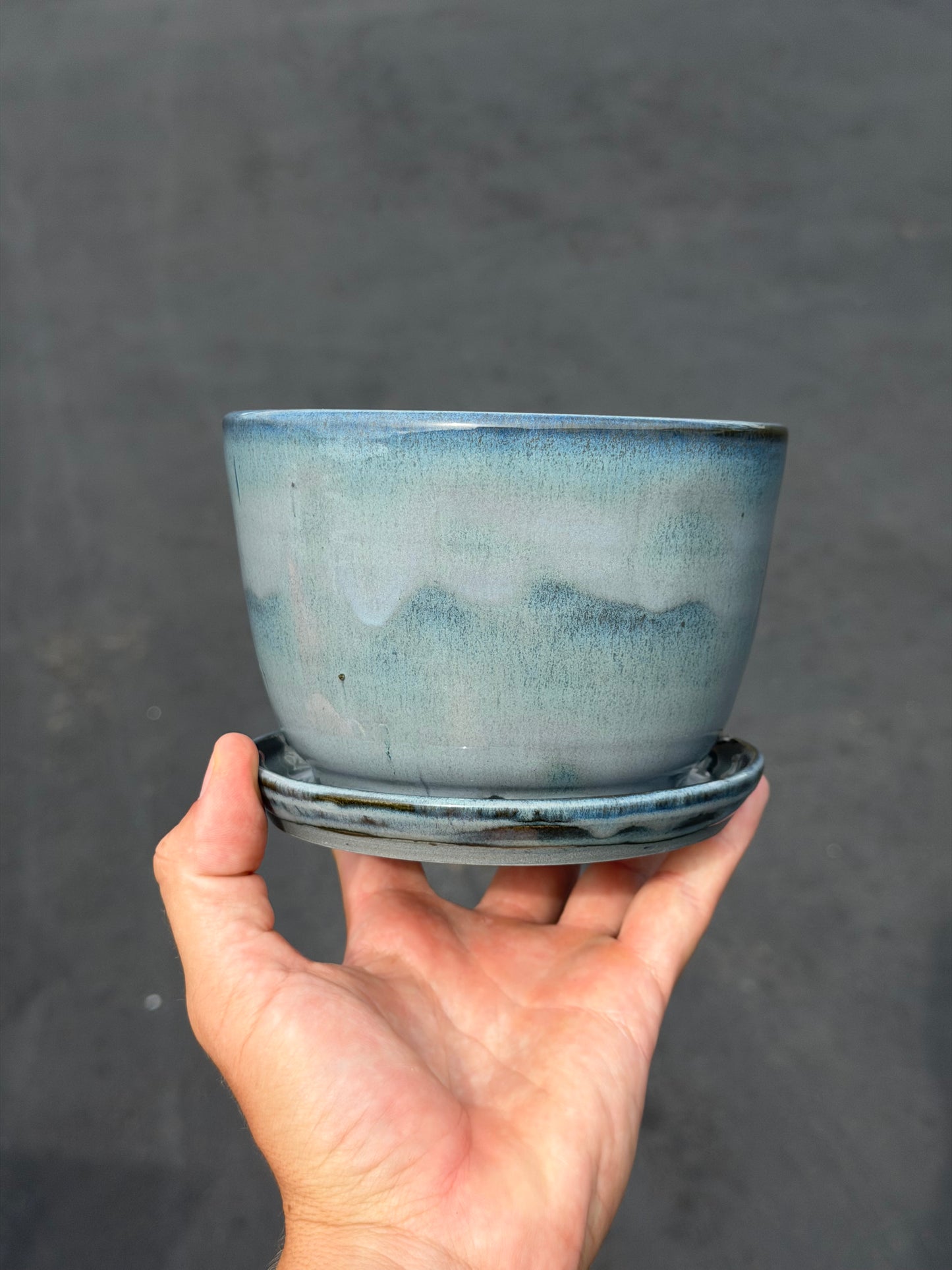 Blue Melt Planter