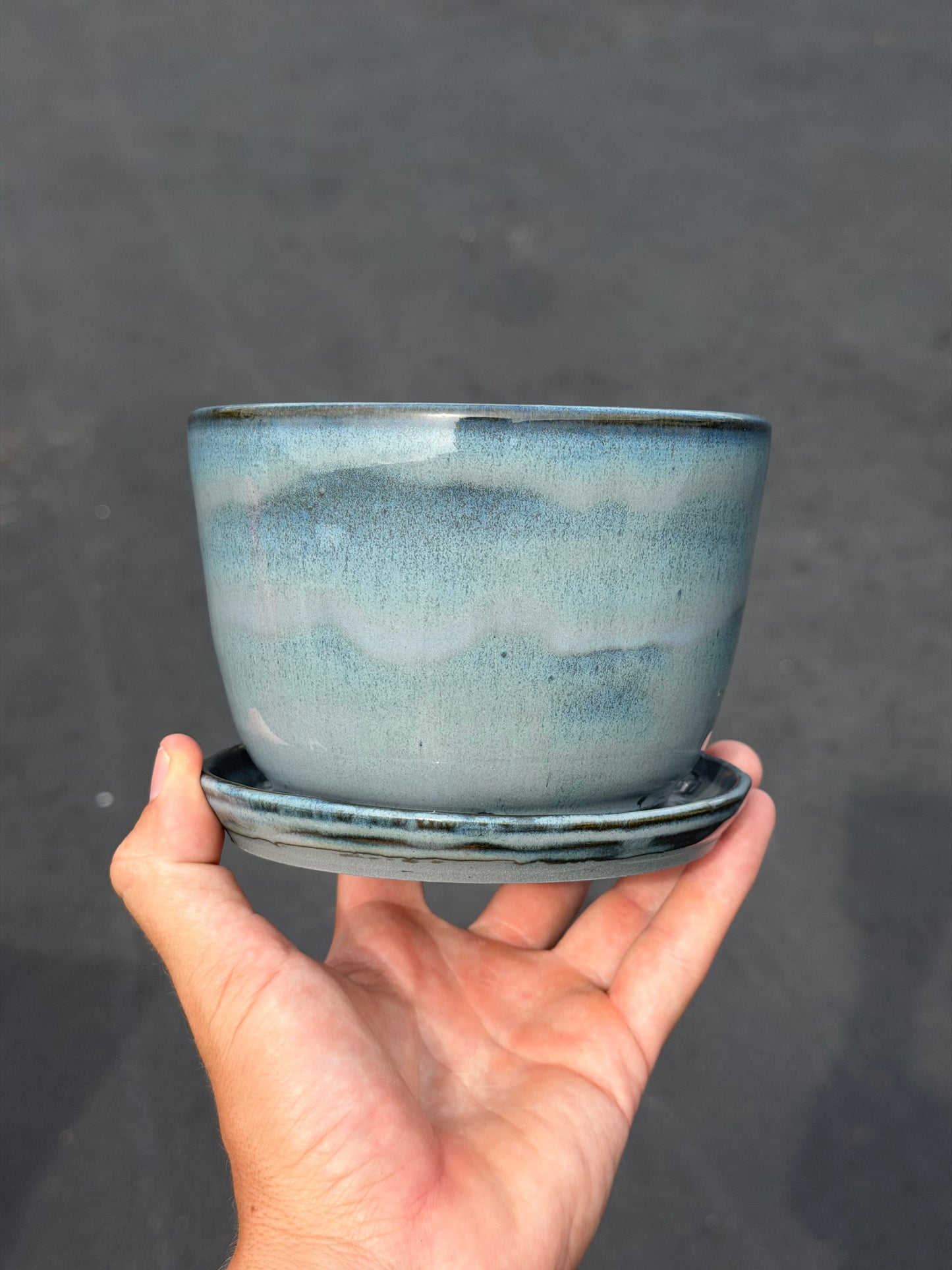 Blue Melt Planter