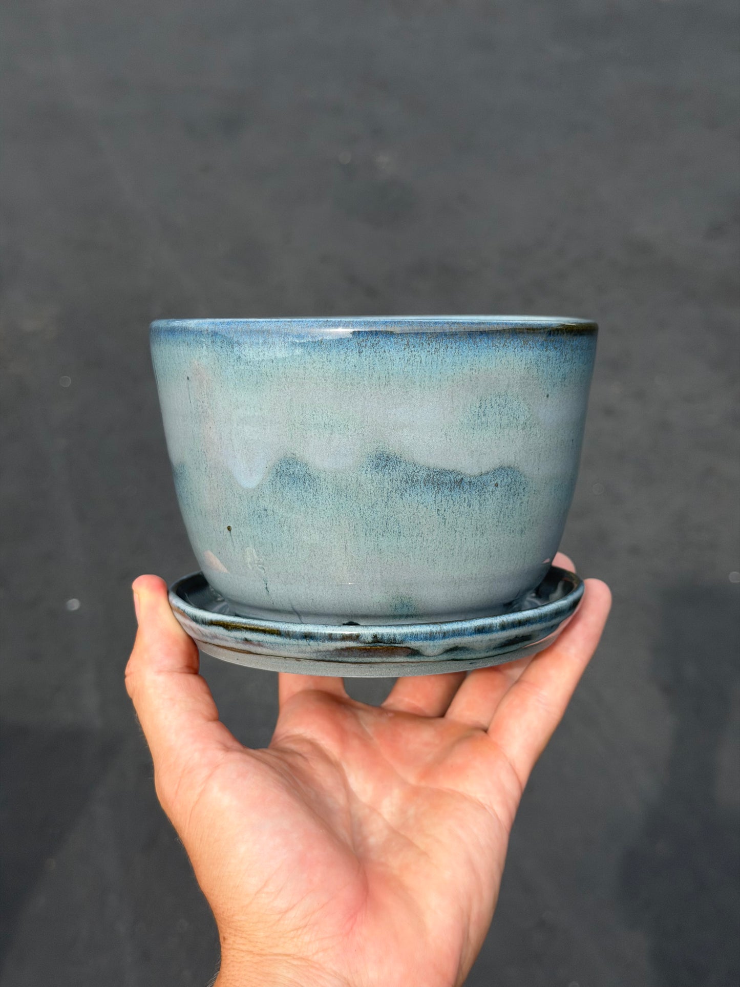 Blue Melt Planter