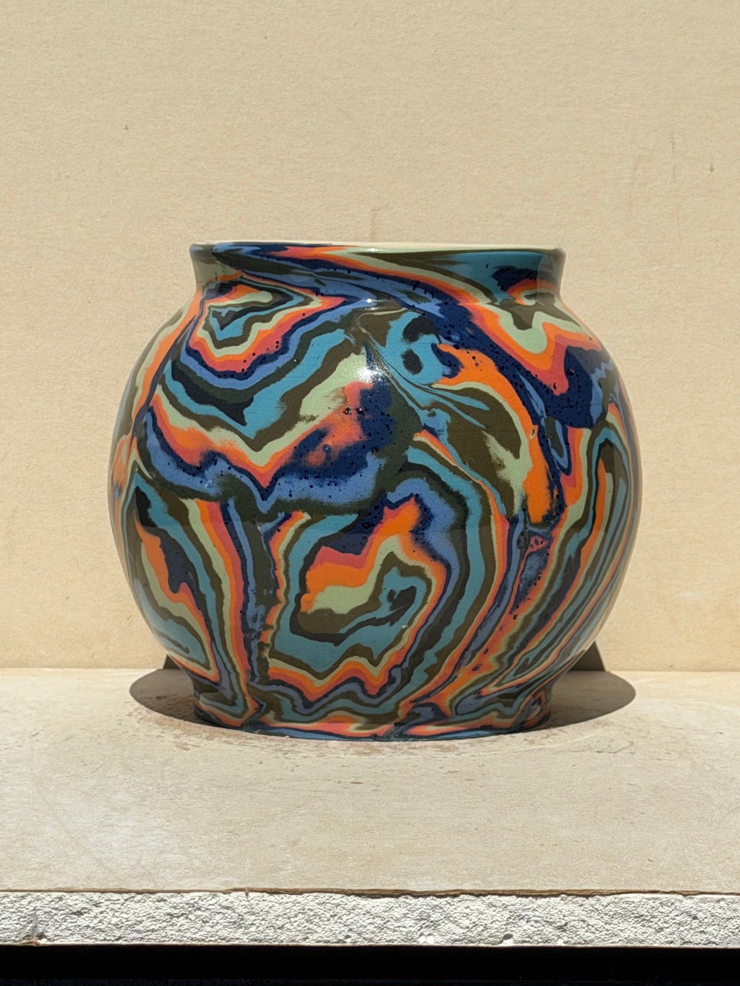 Spiral Nerikomi Vase No. 1