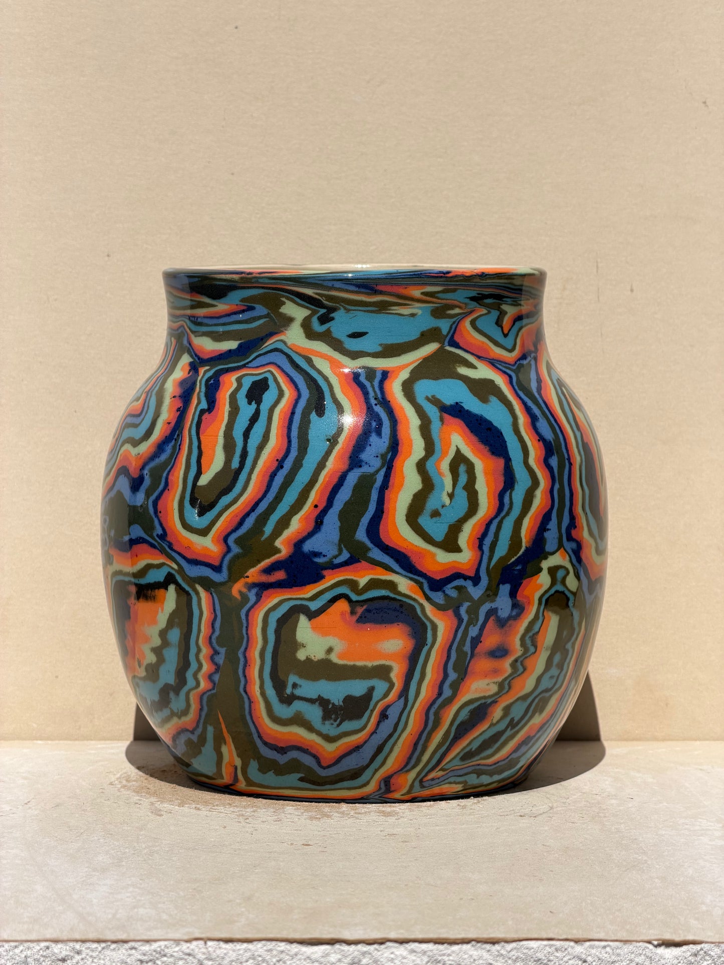 Spiral Nerikomi Vase No. 2