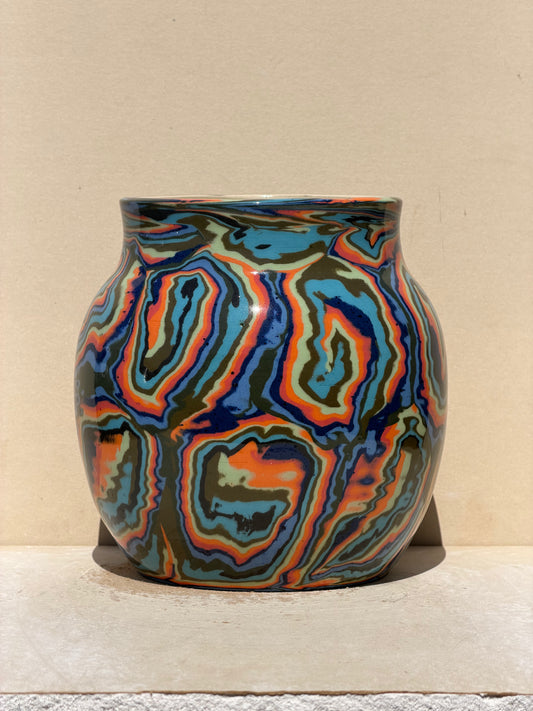 Spiral Nerikomi Vase No. 2