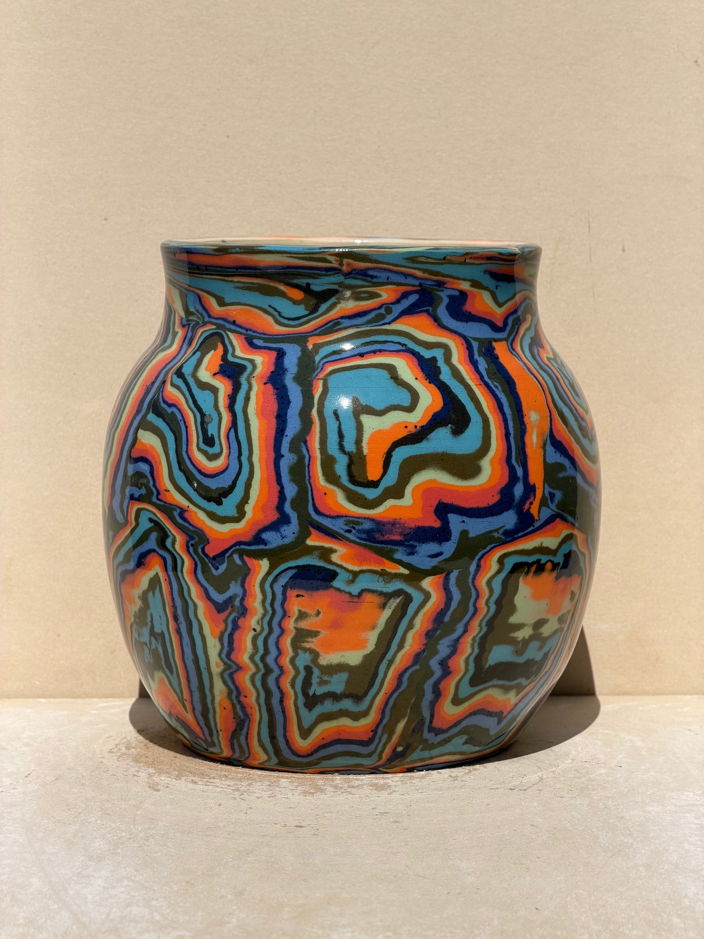 Spiral Nerikomi Vase No. 2