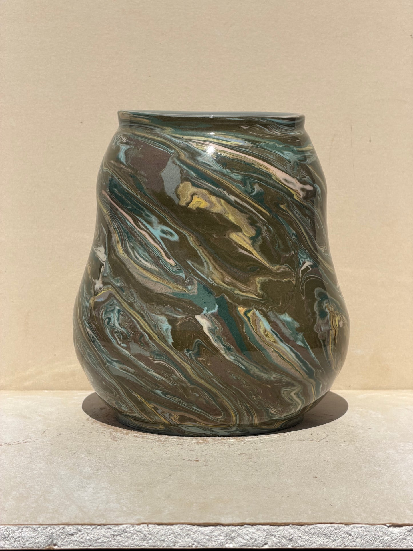 Emerald Falls Vase
