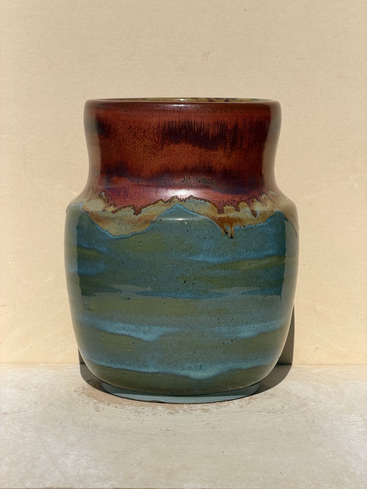 Rusted Iron Vase