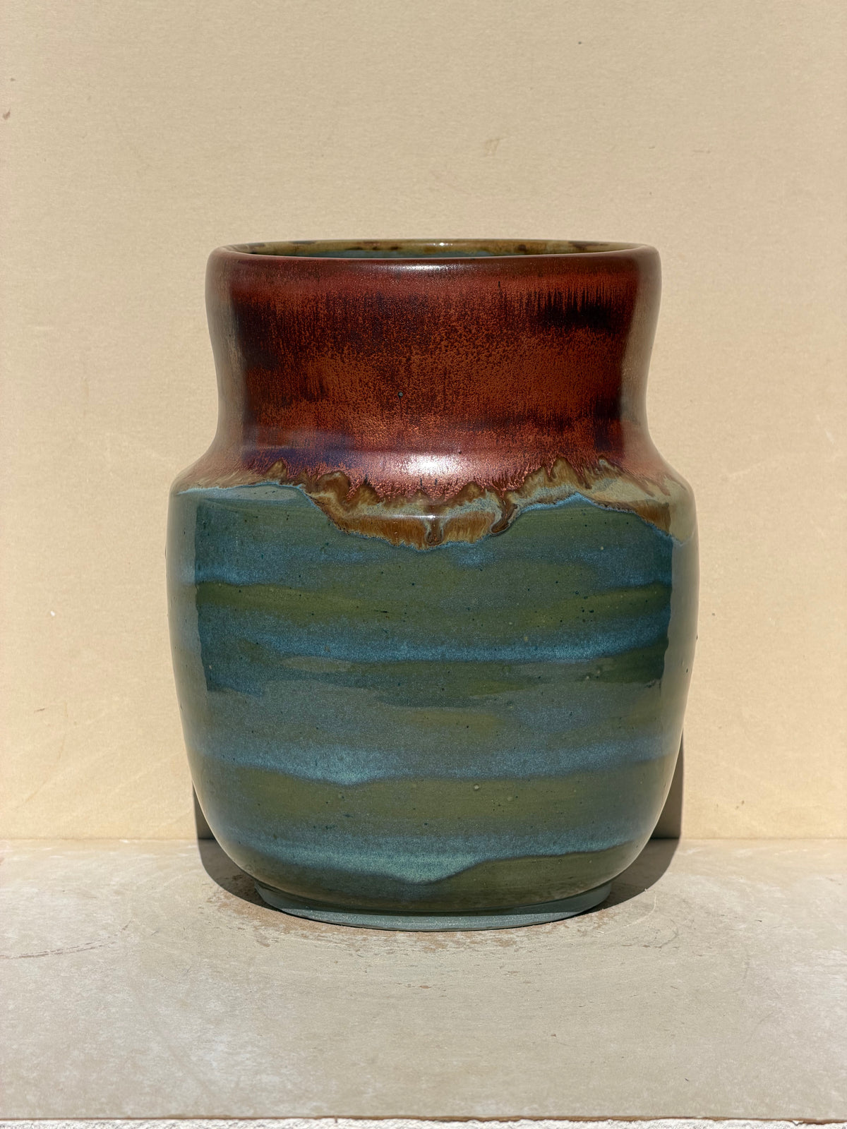 Rusted Iron Vase