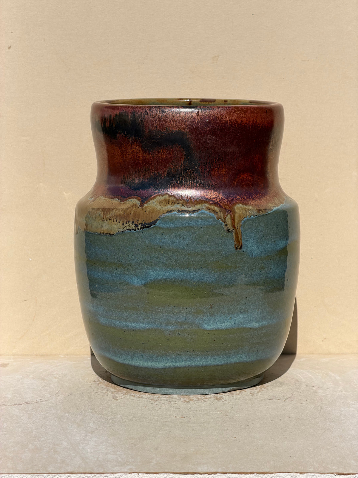Rusted Iron Vase
