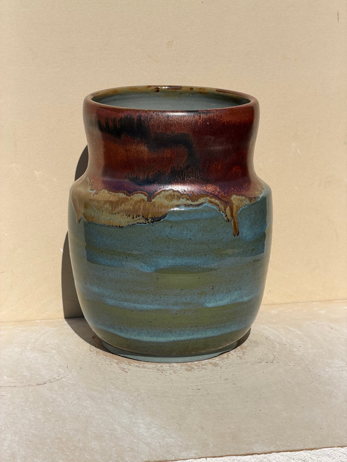 Rusted Iron Vase