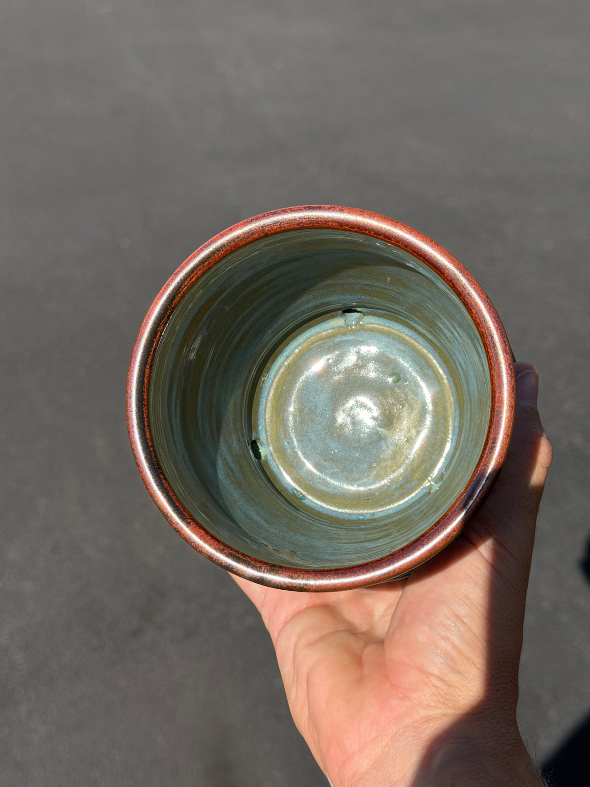 Rusted Iron Planter