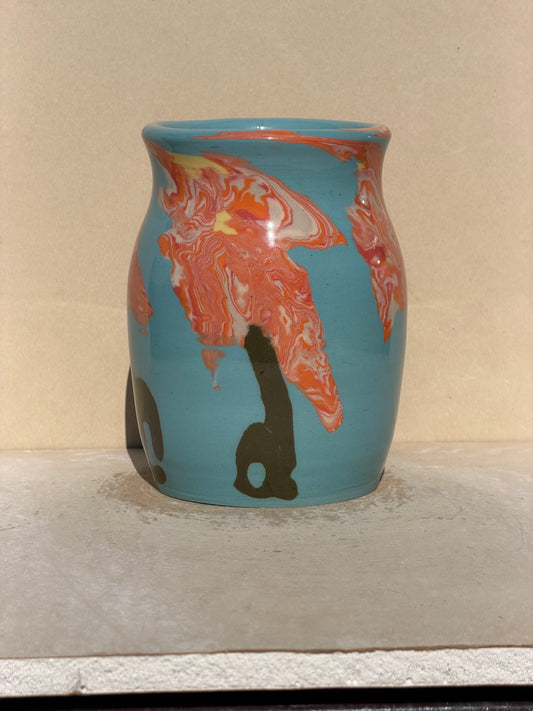 Nerikomi Flower Vase
