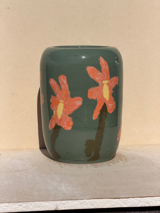 Nerikomi Flower Vase