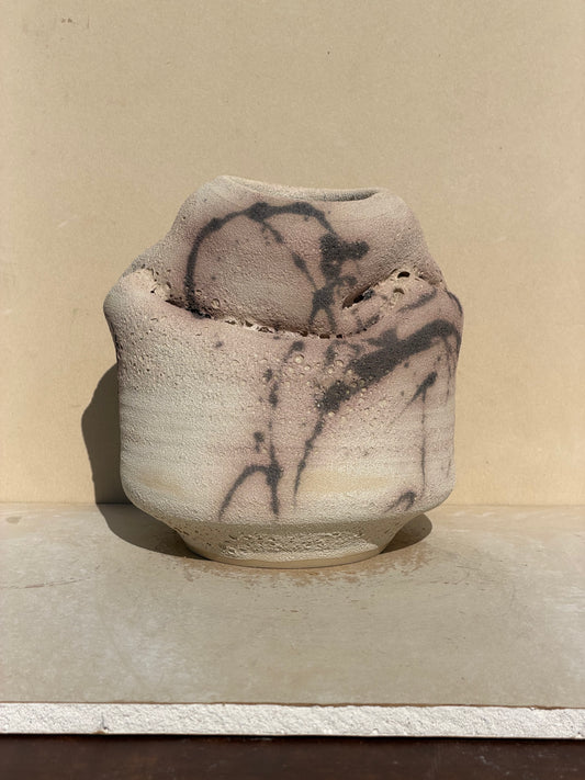 Ancient Paint Splatter vase