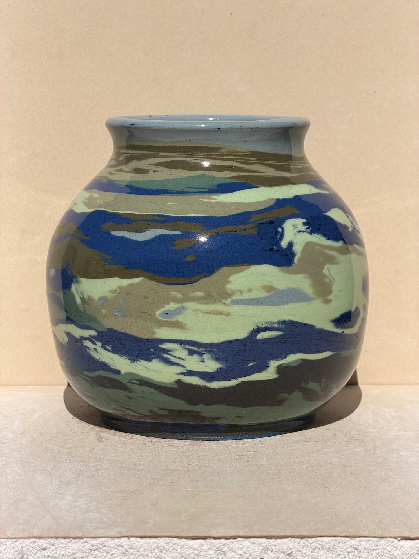 Blue and Green Color Twist