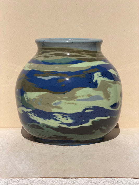 Blue and Green Color Twist