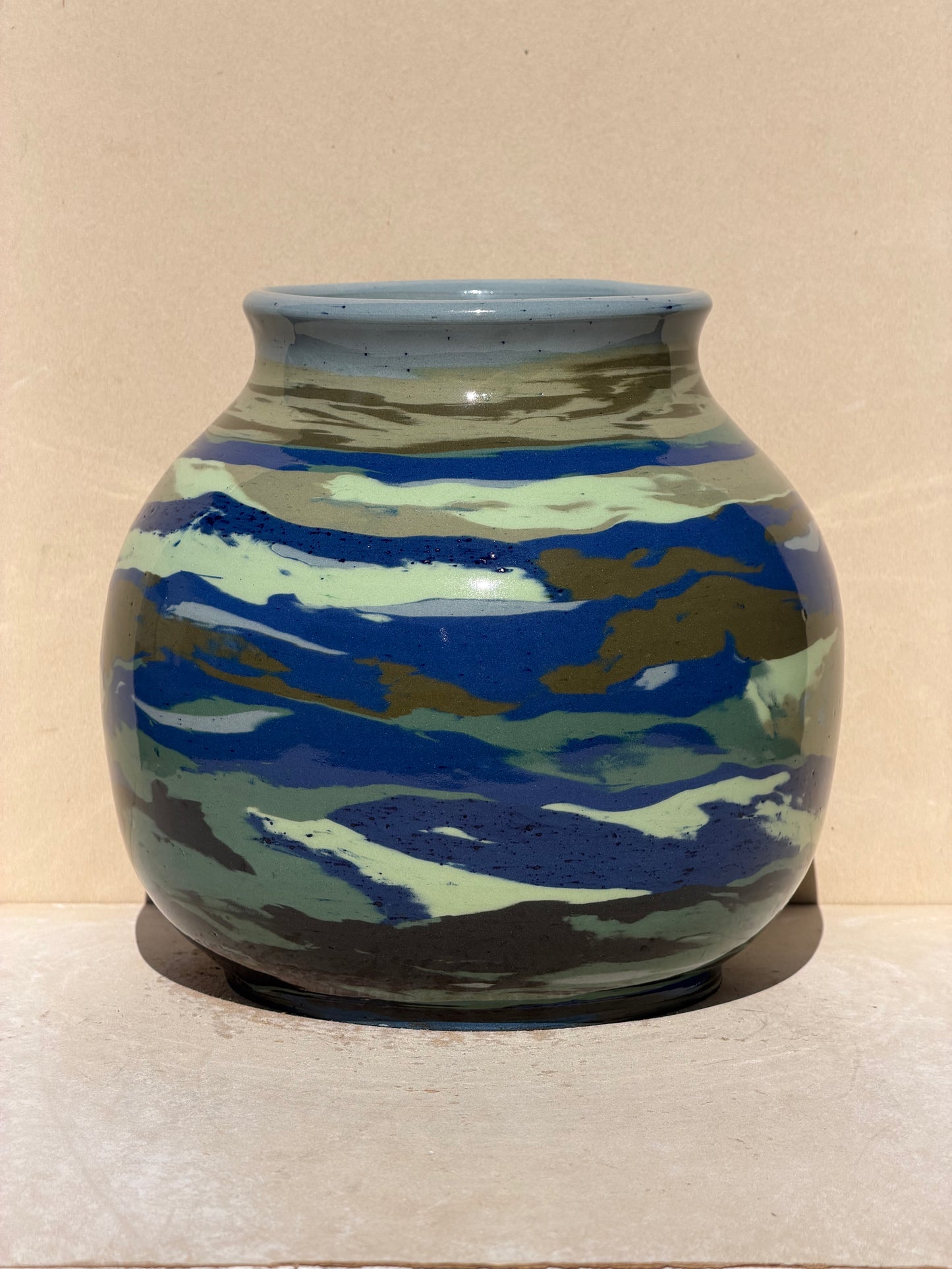 Blue and Green Color Twist
