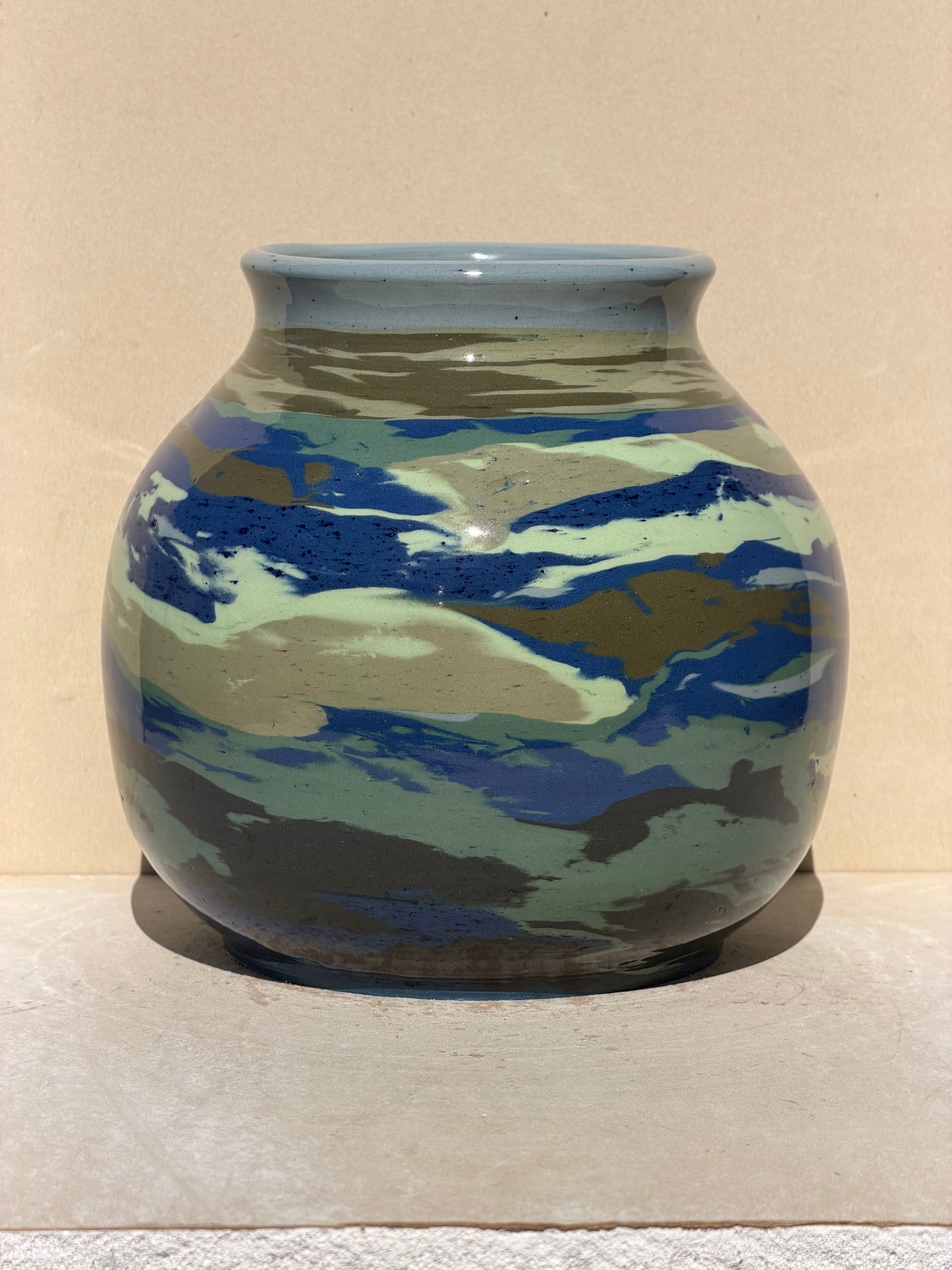 Blue and Green Color Twist