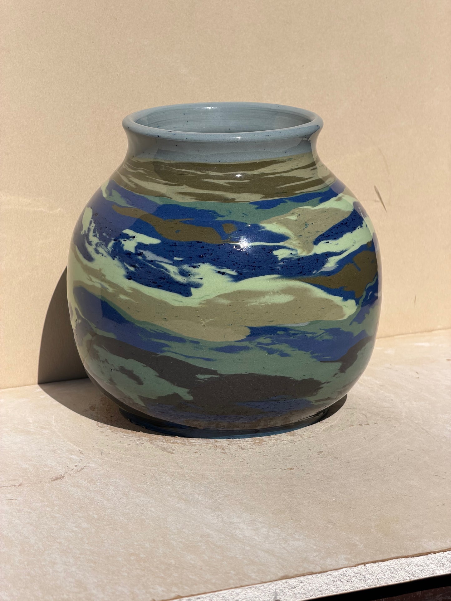 Blue and Green Color Twist