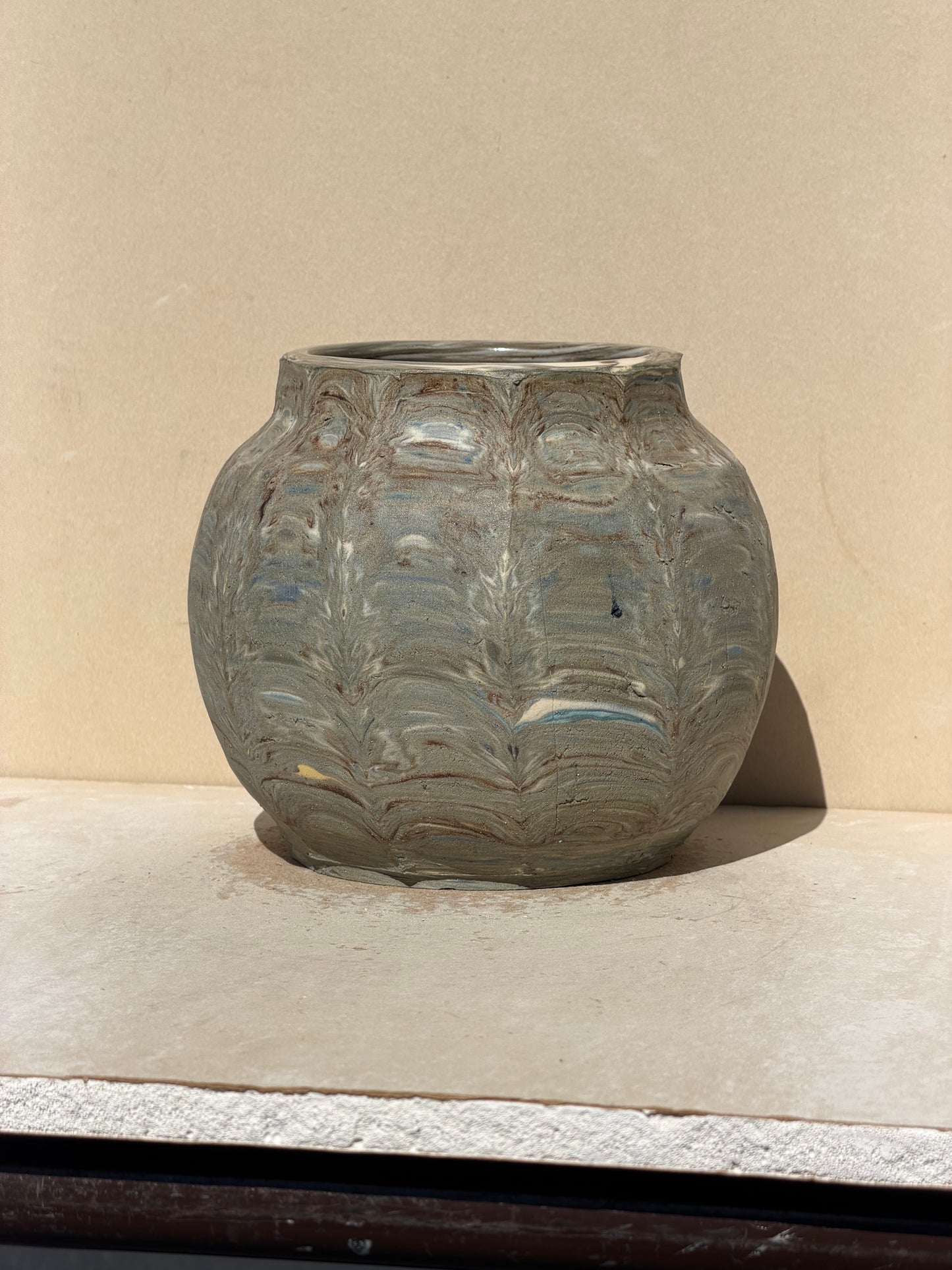 Reclaimed Nerikomi Vase