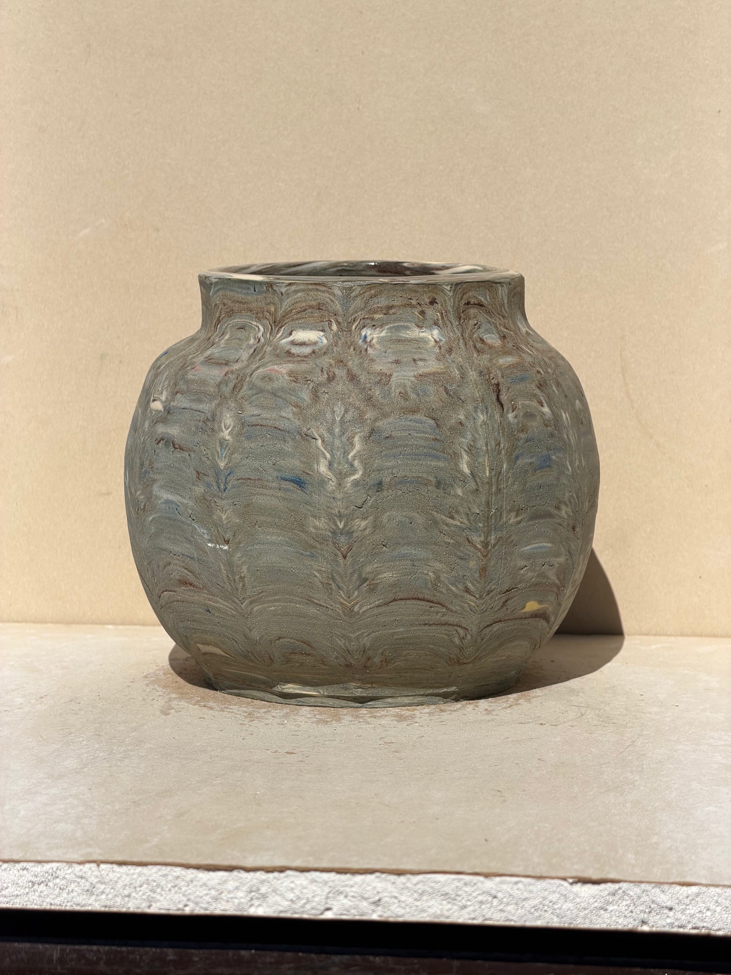 Reclaimed Nerikomi Vase