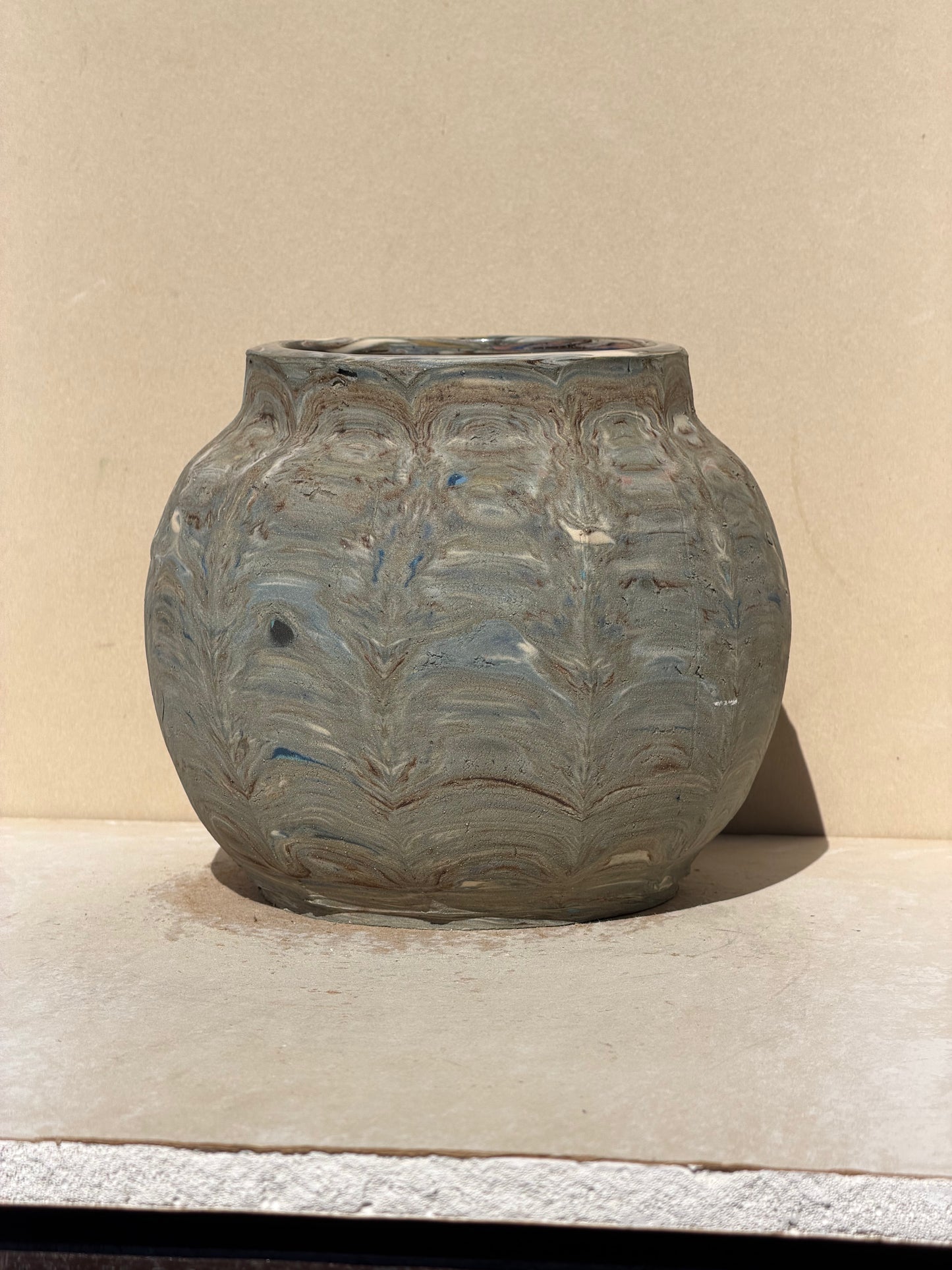 Reclaimed Nerikomi Vase