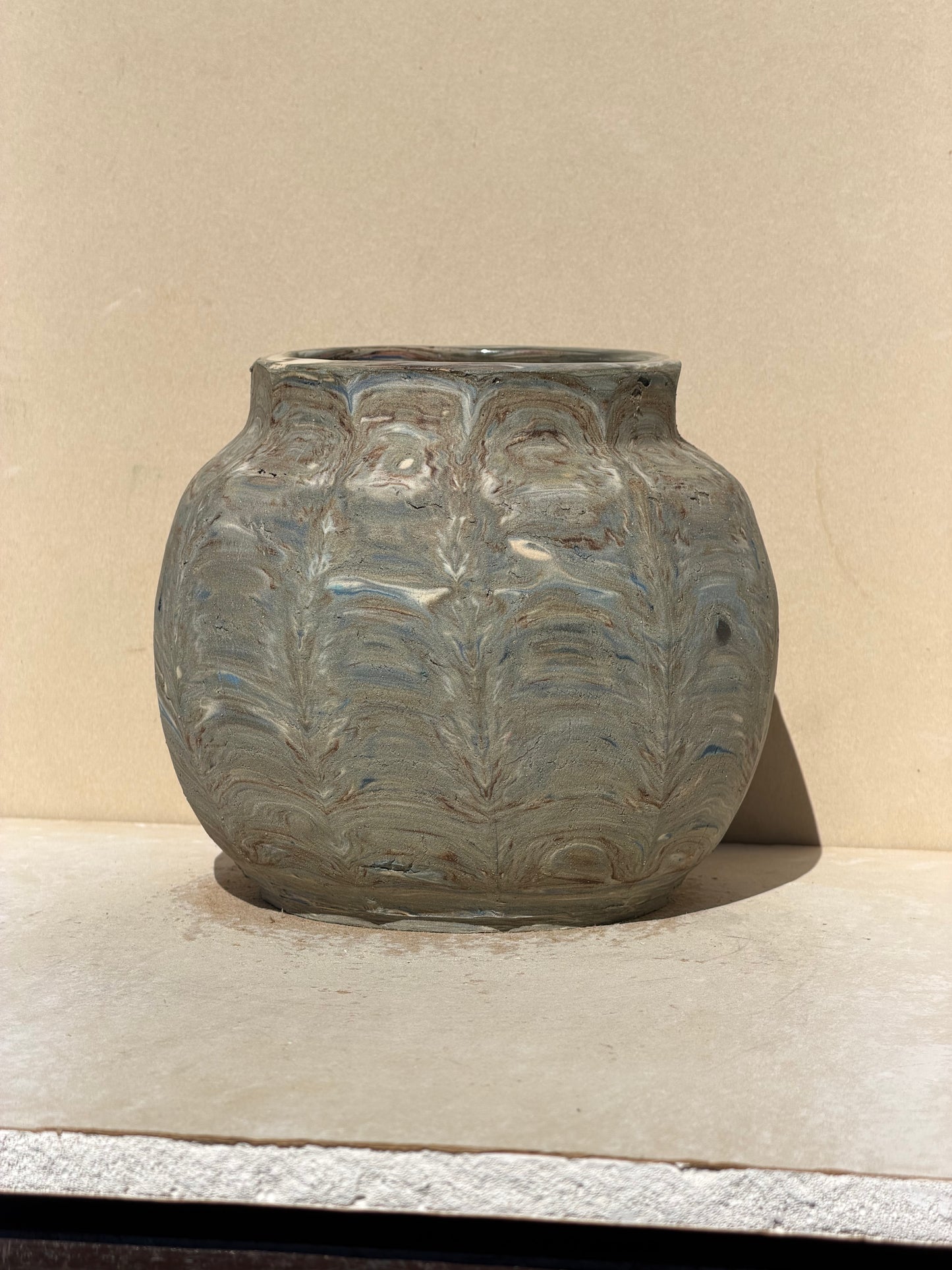 Reclaimed Nerikomi Vase