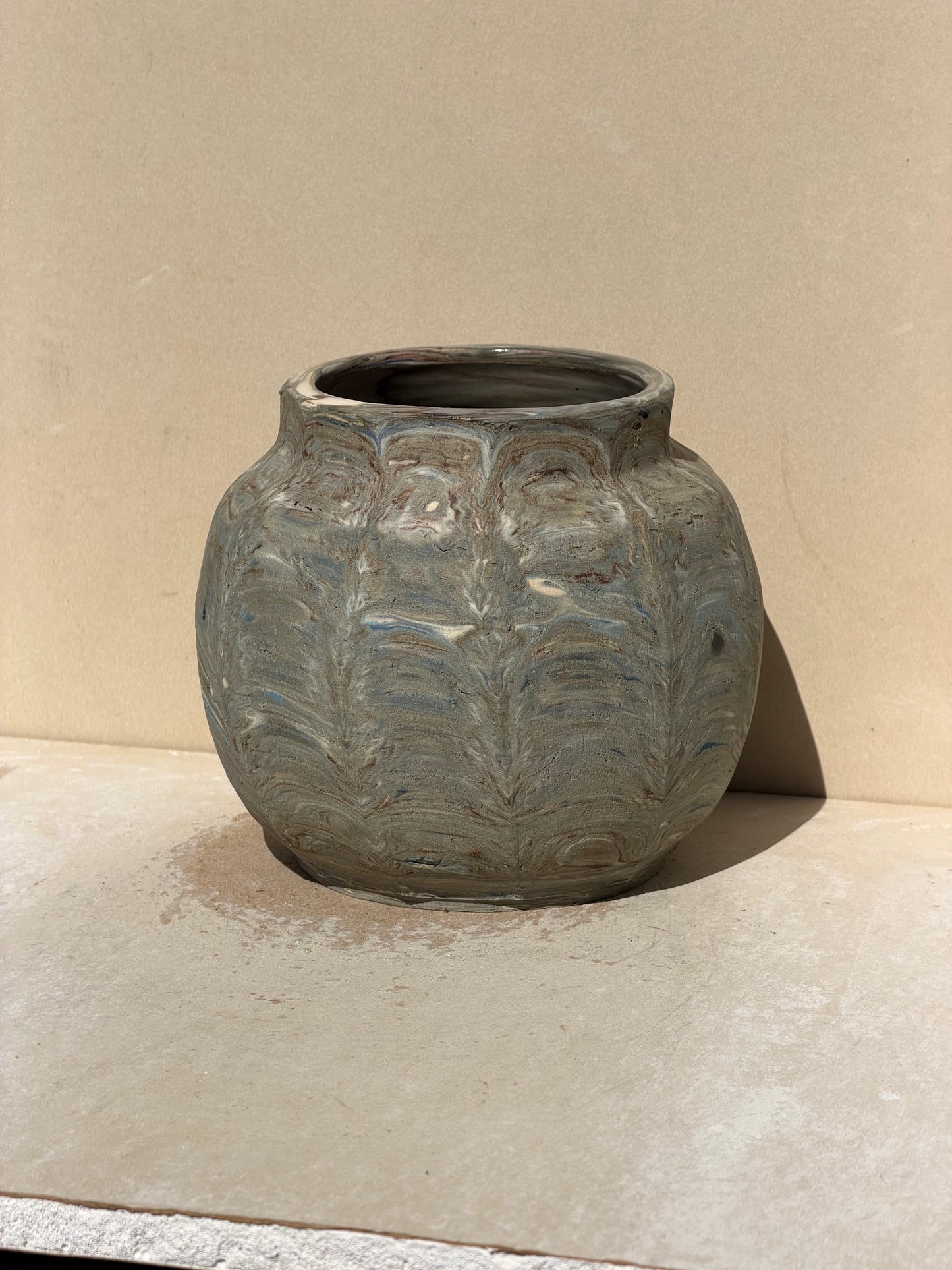 Reclaimed Nerikomi Vase
