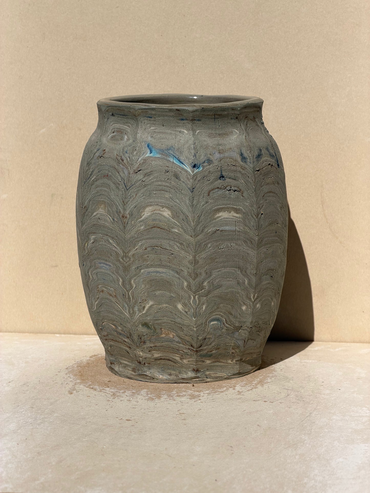 Reclaimed Nerikomi Vase